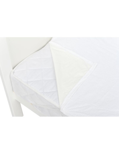 BN-6426972026932,Protectie impermeabila, Qmini, Pentru patuturi 160x80 cm, Alb