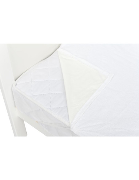 BN-6426972026932,Protectie impermeabila, Qmini, Pentru patuturi 160x80 cm, Alb
