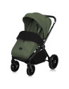 BN-LO-MIKA_PLUS_3IN1_GREEN_OLIVE,Carucior 3 in 1, Lionelo, Mika Plus, Cadru din aluminiu, Cu landou intarit si salteluta moale, 