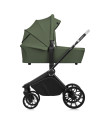 BN-LO-MIKA_PLUS_3IN1_GREEN_OLIVE,Carucior 3 in 1, Lionelo, Mika Plus, Cadru din aluminiu, Cu landou intarit si salteluta moale, 