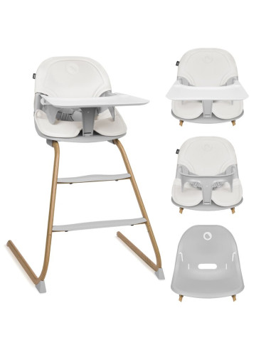 BN-LO-DALIA_GREY_STONE_NATURAL,Scaun de masa, Lionelo, Dalia, 2 in 1, Transformabil, Cu 2 suporturi pentru picioare, Cu tavita d