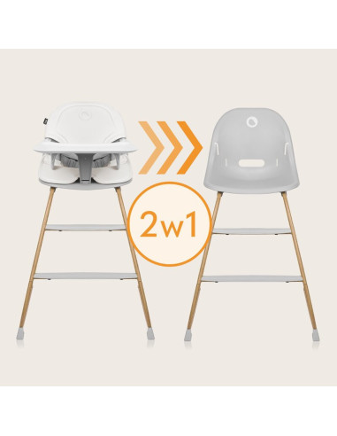 BN-LO-DALIA_GREY_STONE_NATURAL,Scaun de masa, Lionelo, Dalia, 2 in 1, Transformabil, Cu 2 suporturi pentru picioare, Cu tavita d