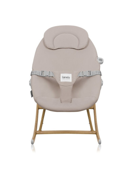 BN-LO-DALIA_ROCKER_BEIGE_SAND,Balansoar, Lionelo, Dalia, 4 in 1, Inaltime reglabila in 2 pozitii, Cu husa detasabila, Cu bara de