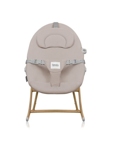 BN-LO-DALIA_ROCKER_BEIGE_SAND,Balansoar, Lionelo, Dalia, 4 in 1, Inaltime reglabila in 2 pozitii, Cu husa detasabila, Cu bara de
