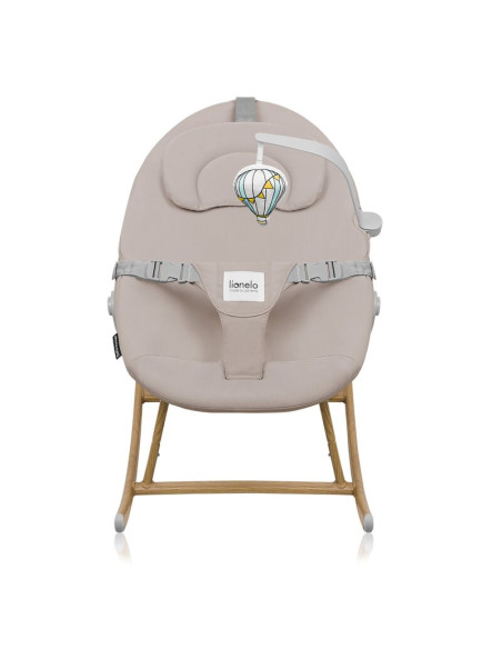 BN-LO-DALIA_ROCKER_BEIGE_SAND,Balansoar, Lionelo, Dalia, 4 in 1, Inaltime reglabila in 2 pozitii, Cu husa detasabila, Cu bara de