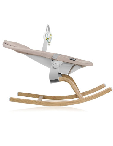 BN-LO-DALIA_ROCKER_BEIGE_SAND,Balansoar, Lionelo, Dalia, 4 in 1, Inaltime reglabila in 2 pozitii, Cu husa detasabila, Cu bara de