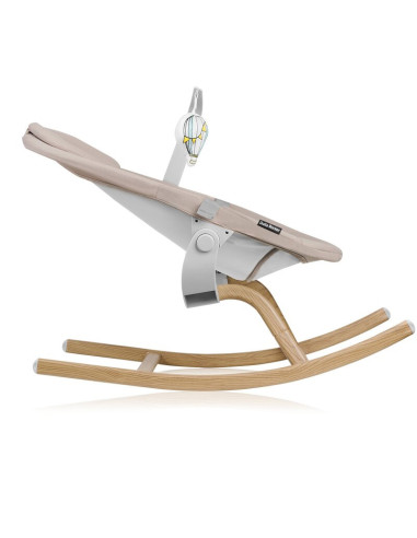 BN-LO-DALIA_ROCKER_BEIGE_SAND,Balansoar, Lionelo, Dalia, 4 in 1, Inaltime reglabila in 2 pozitii, Cu husa detasabila, Cu bara de