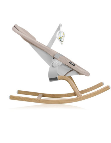 BN-LO-DALIA_ROCKER_BEIGE_SAND,Balansoar, Lionelo, Dalia, 4 in 1, Inaltime reglabila in 2 pozitii, Cu husa detasabila, Cu bara de