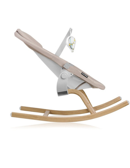 BN-LO-DALIA_ROCKER_BEIGE_SAND,Balansoar, Lionelo, Dalia, 4 in 1, Inaltime reglabila in 2 pozitii, Cu husa detasabila, Cu bara de