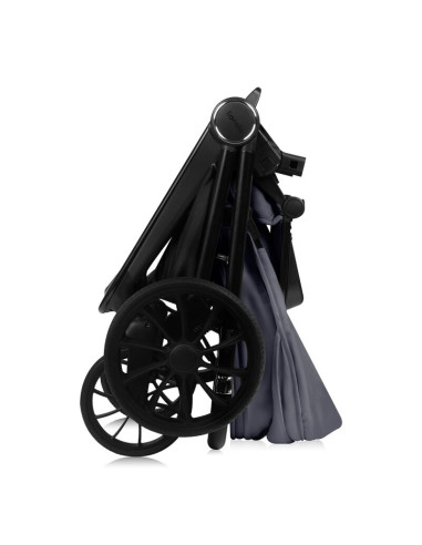 BN-LO-MIKA_PLUS_2IN1_GREY_STONE,Carucior 2 in 1, Lionelo, Mika Plus, Cadru din aluminiu, Cu landou intarit si salteluta moale, R