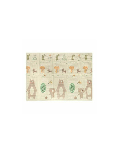 BN-BL124,Covoras de joaca, Bocioland, Little Bear, Pliabil, Protectie impotriva loviturilor, Dimensiune mare, 200 x 150 cm, Cu I