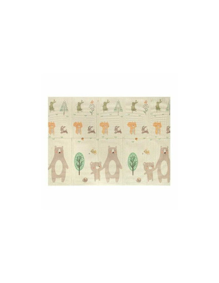 BN-BL124,Covoras de joaca, Bocioland, Little Bear, Pliabil, Protectie impotriva loviturilor, Dimensiune mare, 200 x 150 cm, Cu I
