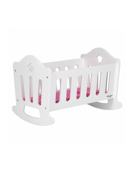 BN-83228,Patut pentru papusi, Free2Play, Cu pernuta confortabila, 46x33x33 cm, 36 luni+, White