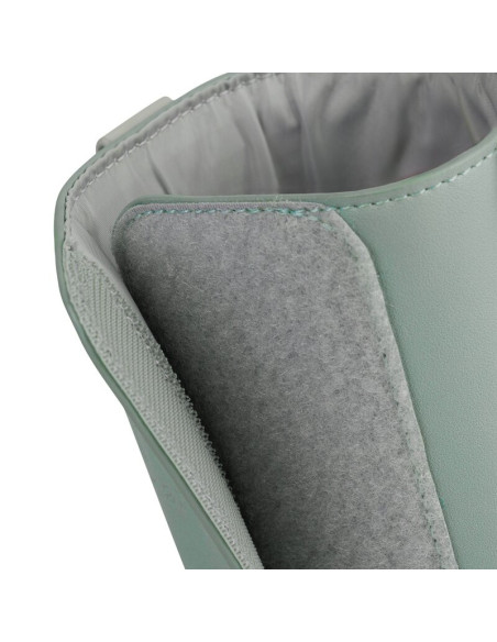 BN-LOC-THERMUP_GO_EVO_GREEN_SAGE,Incalzitor biberoane, Lionelo, ThermUp Go Evo, Portabil, Cu 5 niveluri de incalzire, Cu buton S