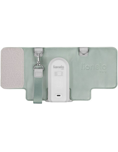 BN-LOC-THERMUP_GO_EVO_GREEN_SAGE,Incalzitor biberoane, Lionelo, ThermUp Go Evo, Portabil, Cu 5 niveluri de incalzire, Cu buton S