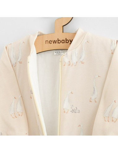 BN-56379,Sac de dormit, New Baby, Cu maneca lunga, De iarna, Din bumbac, Certificat Oeko Tex Standard 100, Cu fermoar, 60x90 cm,