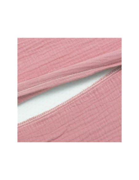 BN-56751,Fata de perna, New Baby, Basic, Din muselina, Bumbac, Pentru bebelusi, 30x37 cm, Pink