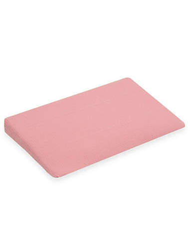 BN-56757,Fata de perna, New Baby, Basic, Din muselina, Bumbac, Pentru bebelusi, 59x37 cm, Pink