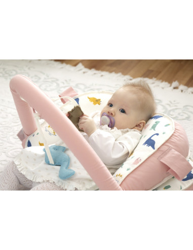 UP-bj_5241,Saltea multifunctionala BabyJem Sit and Play cu bara jucarii (Model: Dino)