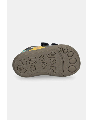 UP-241309-A-26,Tenisi din piele pentru copii Garvalin, monstruleti, bleumarin, Diverse marimi