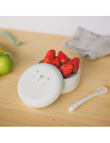 UP-8426420069786,Set boluri pentru prânz gri Hygge Suavinex +4 luni