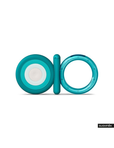 UP-8426420079532,Inel de dentiție cu apă Fluture, albastru, Suavinex