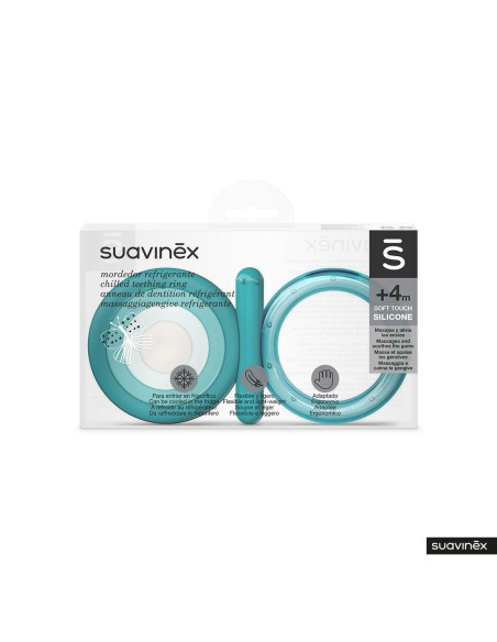 UP-8426420079532,Inel de dentiție cu apă Fluture, albastru, Suavinex