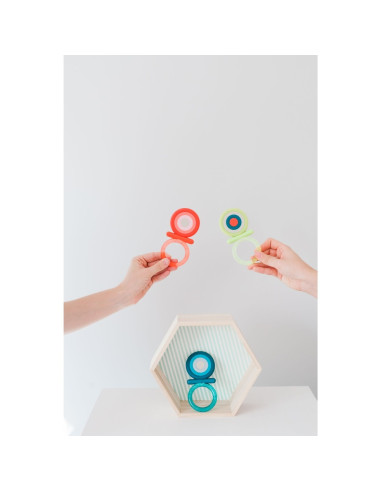 UP-8426420079532,Inel de dentiție cu apă Fluture, albastru, Suavinex