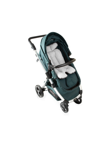 UP-bj_5074,Saltea cu doua fete pentru carucior si scaun de masa BabyJem Gri