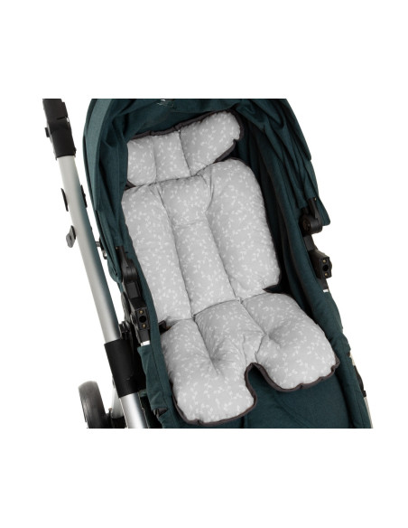 UP-bj_5074,Saltea cu doua fete pentru carucior si scaun de masa BabyJem Gri