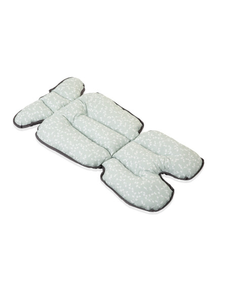 UP-bj_5075,Saltea cu doua fete pentru carucior si scaun de masa BabyJem Verde