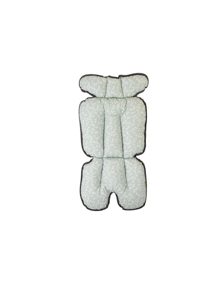 UP-bj_5075,Saltea cu doua fete pentru carucior si scaun de masa BabyJem Verde