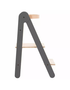 UP-Mtyz_fold_gri,Turn de invatare pliabil MamaToyz Learning Tower din lemn, Gri 2