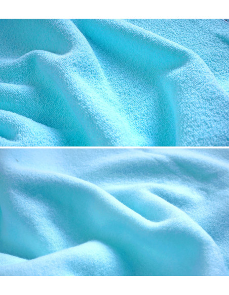 SILLO-4164,Prosop de bumbac cu gluga Sensillo BEAR 100x100 cm Turcoaz