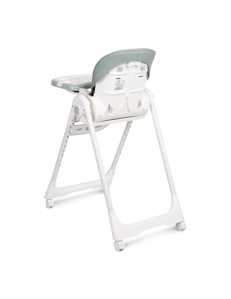 TERO-7713,Scaun de masa inalt cu husa din piele ecologica Caretero MEGALO Menta TERO-7713,Scaun de masa inalt cu husa din piele ecologica Caretero MEGALO Menta
