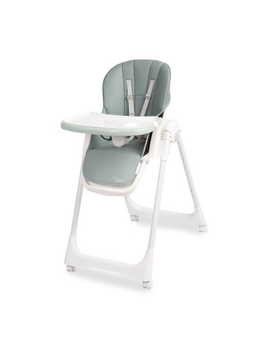 TERO-7713,Scaun de masa inalt cu husa din piele ecologica Caretero MEGALO Menta TERO-7713,Scaun de masa inalt cu husa din piele ecologica Caretero MEGALO Menta