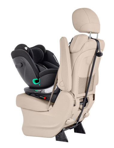 CRL-8808-HAGREY,Scaun auto rotativ 360° Carrello SIRIUS i-SIZE R129/03 40-150 cm ISOFIX+Top Tether Harbor Grey