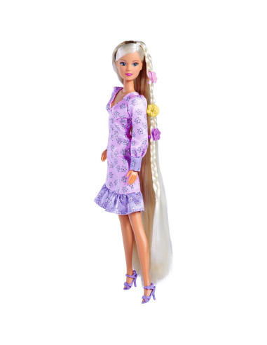 S105733640,Papusa Simba Steffi Love Flower Hair 29 cm cu accesorii
