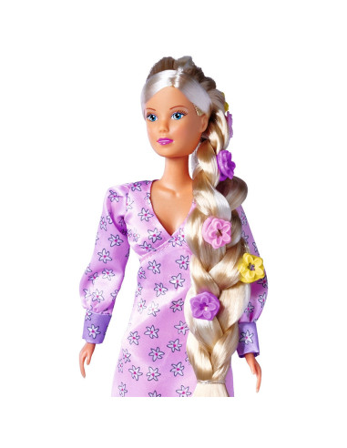 S105733640,Papusa Simba Steffi Love Flower Hair 29 cm cu accesorii