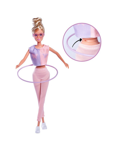 S105733619,Papusa Simba Steffi Love Hula Hoop 29 cm cu accesorii