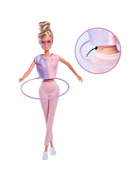 S105733619,Papusa Simba Steffi Love Hula Hoop 29 cm cu accesorii