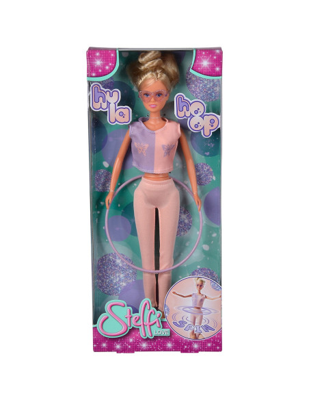 S105733619,Papusa Simba Steffi Love Hula Hoop 29 cm cu accesorii