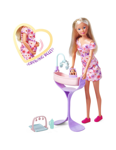 S105733680,Papusa Simba Steffi Love Hello Baby 29 cm cu accesorii