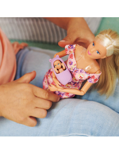 S105733680,Papusa Simba Steffi Love Hello Baby 29 cm cu accesorii