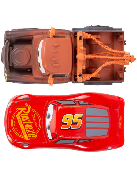 S203084036,Set masine Jada Toys RC Cars Lightning McQueen + Mater Twin Pack 1:32 14 cm cu telecomanda