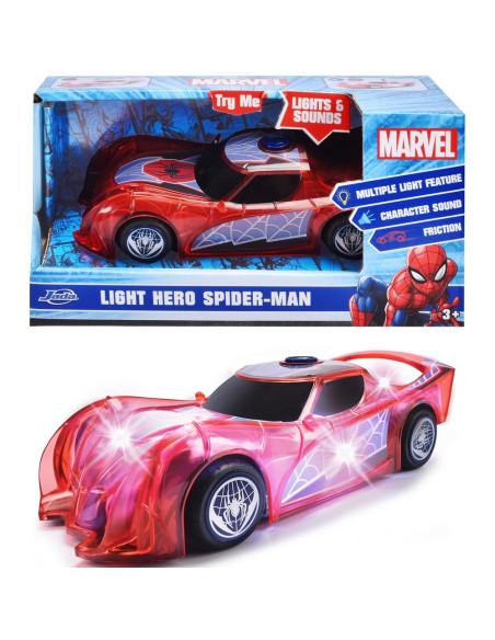 S203222001,Masina Jada Toys Marvel Light Hero Spider-Man 1:32 15 cm