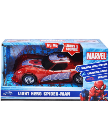 S203222001,Masina Jada Toys Marvel Light Hero Spider-Man 1:32 15 cm