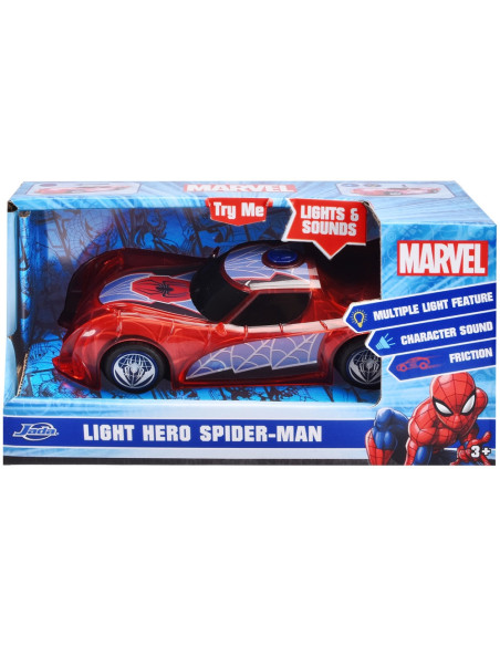 S203222001,Masina Jada Toys Marvel Light Hero Spider-Man 1:32 15 cm