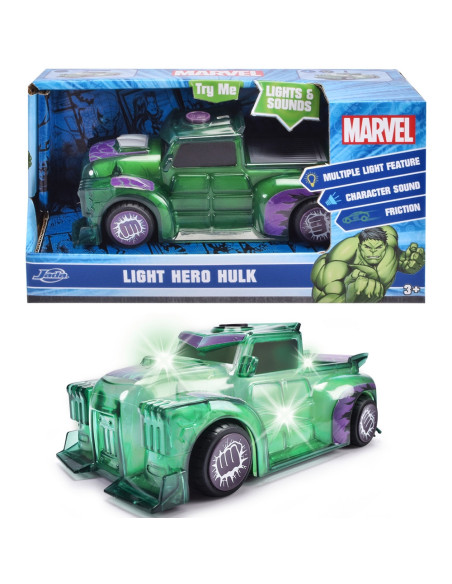 S203222003,Masina Jada Toys Marvel Light Hero Hulk 1:32 15 cm