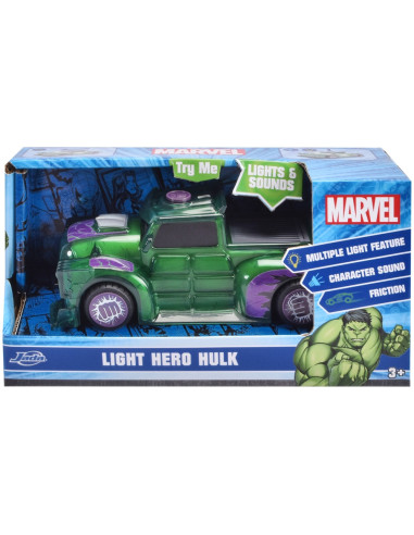 S203222003,Masina Jada Toys Marvel Light Hero Hulk 1:32 15 cm